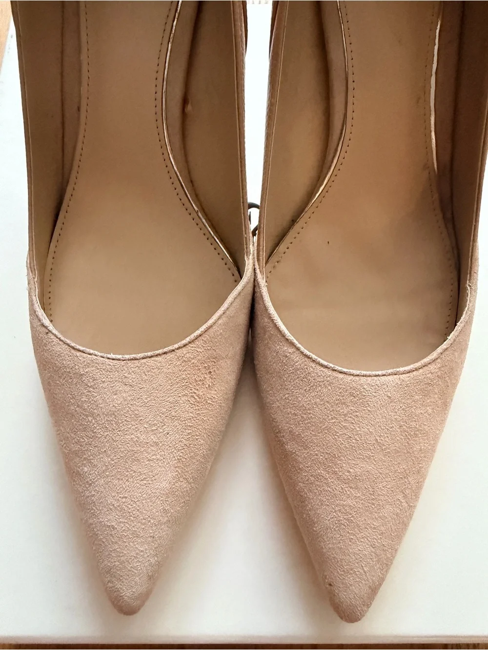 Zara Blush Nude Pointed-Toe Pumps S10/41